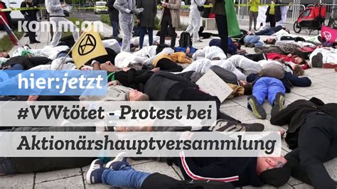 Vwt Tet I Protest Vor Vw Hauptversammlung In Berlin Youtube