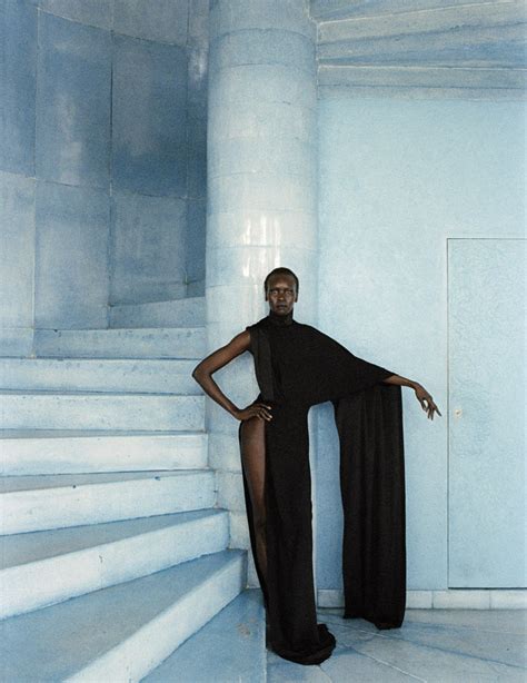 editorials alek wek re edition magazine images by talia chetrit superselected black