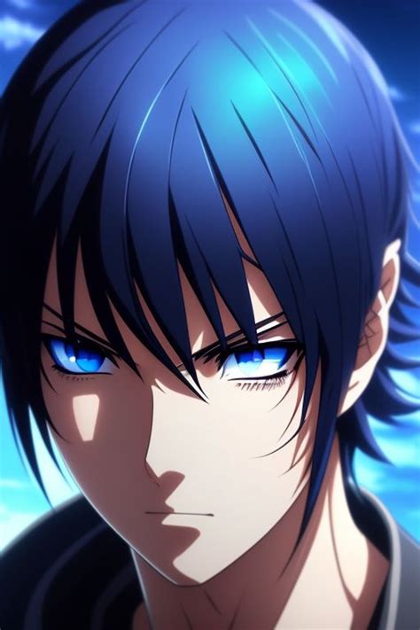 Scaly Bison352 Guy With Black Hair Blue Eyes Anime Blue Lock