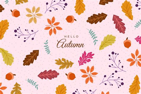 Cute Pink Autumn Wallpapers Wallpaper Cave