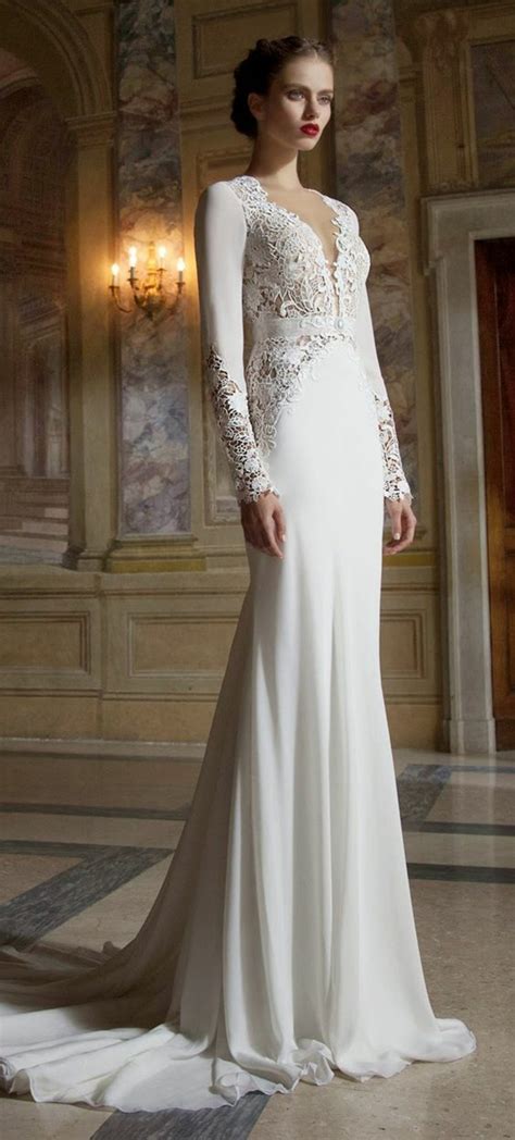 La robe de mariée sirène, ou fourreau, à manches longues. 1001+ idées pour une vision chic avec la robe de mariée en ...