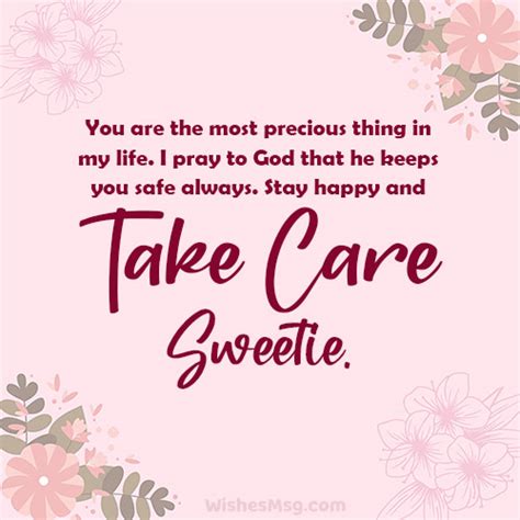 Take Care Messages For Wife Caring Love Quotes For Her
