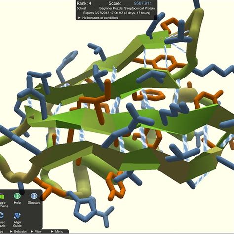 The Foldit Interface The Current State Of The Protein Folding Problem