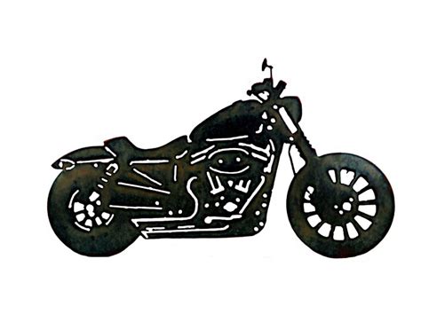 Out of metal and steel yard junk (nuts, bolts, screws, washers, nails and more). SMW088 Custom Metal Motorcycle Wall Art Night Rider ...