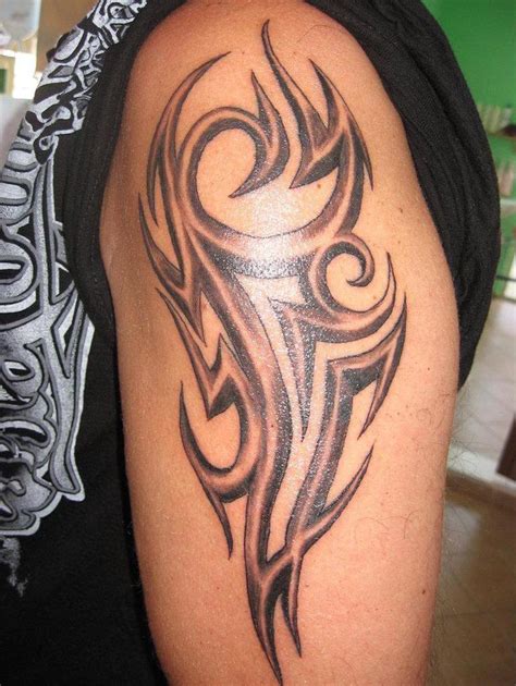 Hottoe Tribal Arm Sleeve Design Tattoos For Men