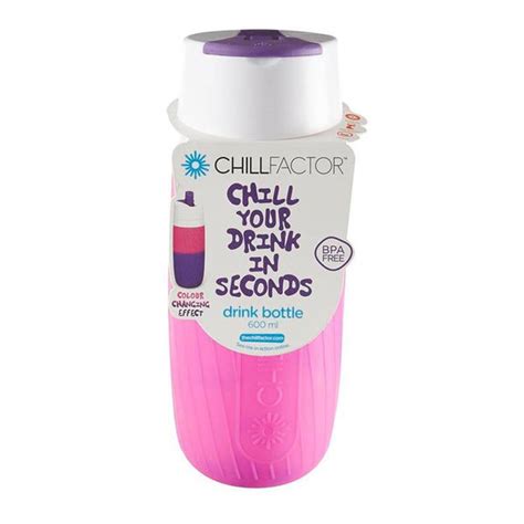Chill Factor Drinks Bottle Pink Ts