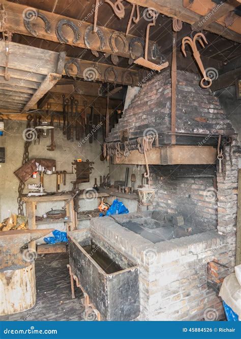 Workplace Of A Blacksmith Stock Photo Image 45884526