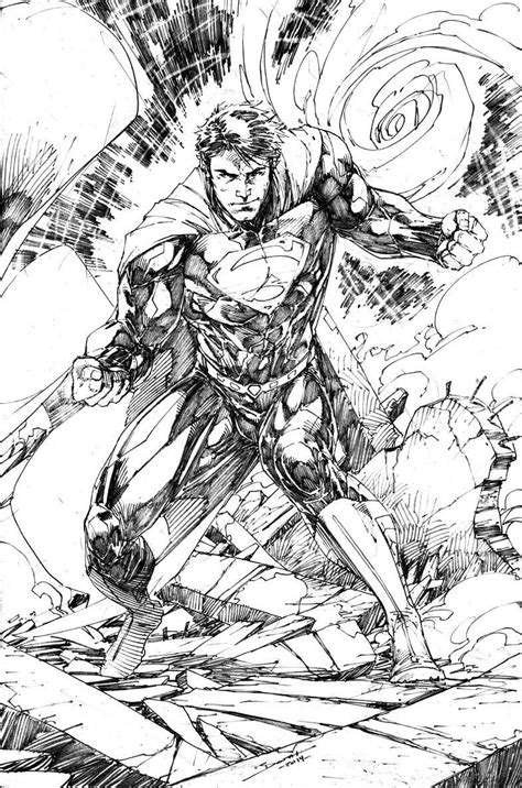 Brett Booth Superman Comic Comics Artwork