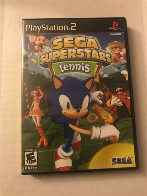 Sega Superstars Tennis Ps2 Sony Playstation 2 2008 Sonic Complete
