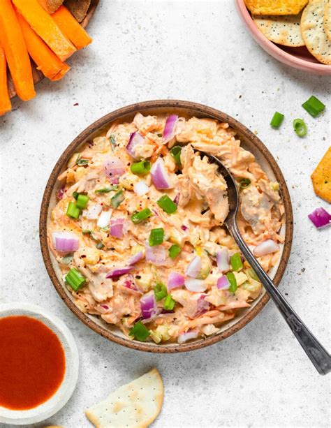 Healthy Buffalo Ranch Chicken Salad Sweet Savory And Steph