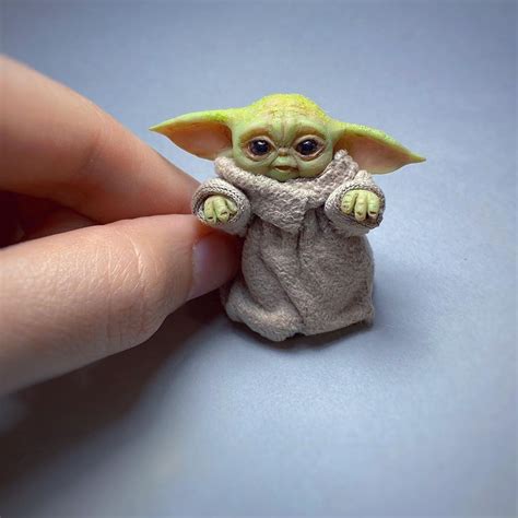 The Daily Miniature 🔍 On Instagram “baby Yoda By Bridgetmccartyminis