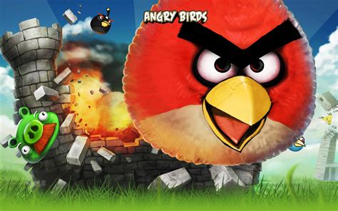 Download Video Game Angry Birds HD Wallpaper