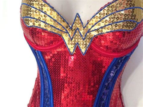 Wonder Woman Corset By Trancetrampboutique On Etsy Women Corset Wonder Woman Corset