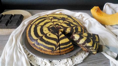 Torta Zebrata Zucca E Cioccolato Pumpkin And Chocolate Zebra Cake