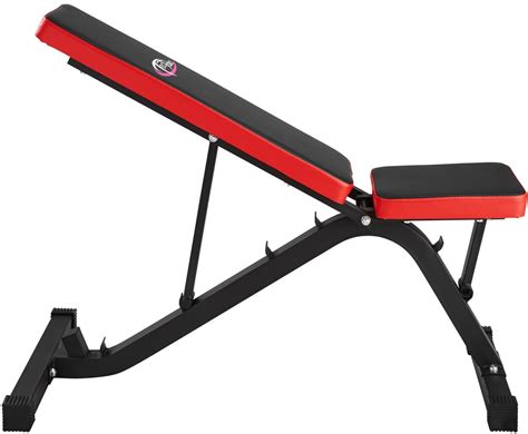 Buy tectake Weight bench red/black from £59.99 (Today) - Best Deals on idealo.co.uk