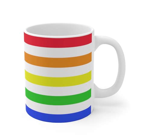 Navy Striped Mug Custom Striped Coffee Mug Striped Mug Etsy