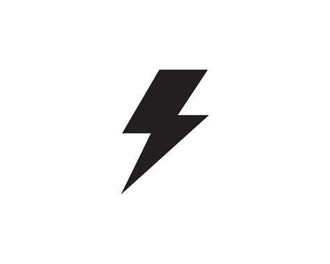 Flash Thunderbolt Template Vector Icon Illustration Design 581026