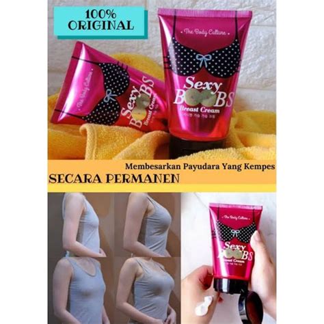 jual sexyboobs breast cream 100 original and terampuh pembesar payudara shopee indonesia