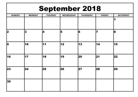 Free Printable Calendar 2018 Template Printable Calendar