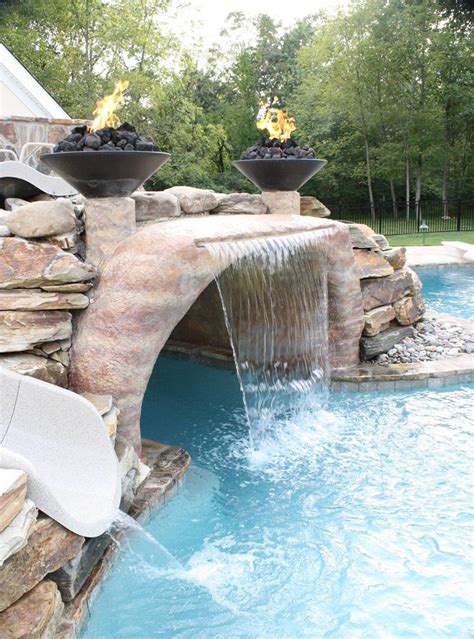 26 Incredible Pool Waterfall Ideas And Designs Photo