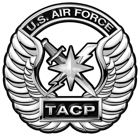 Usaf Tactical Air Control Badge Plasma Cut All Metal Sign 15 X 15