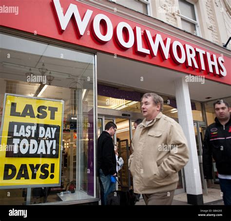 General View Of A Woolworths Store In Dewsbury Which Is Due To Close
