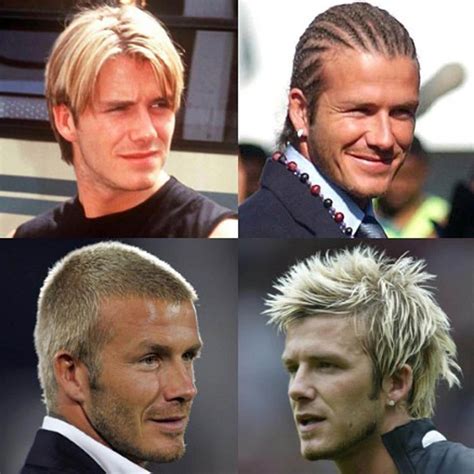 David Beckhams Hairstyles Through The Years Beauty