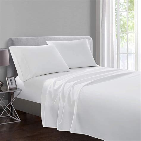 100 Cotton Bed Sheet White Royal Linen Reetha Tex