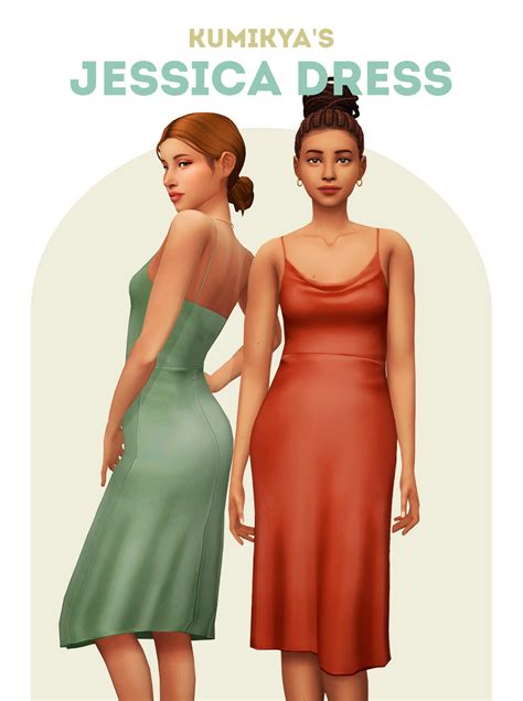 Jessica Dress Kumikya Sims 4 Dresses Sims 4 Teen Sims 4
