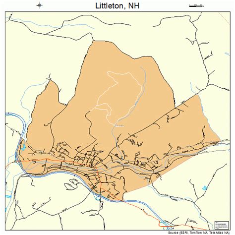 Littleton New Hampshire Street Map 3342500