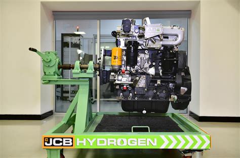 Jcb Unveils Hydrogen Fuelled Combustion Engine Technology