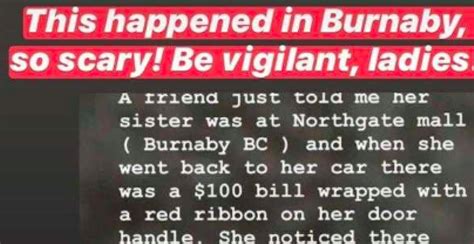 Viral Sex Trafficking Social Media Post Appears To Be Hoax Burnaby