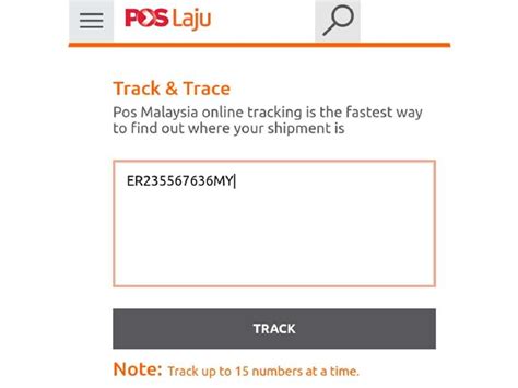 Enter your pos daftar tracking number in that form and hit track button to get your status instantly. Cara Semak Pos Laju Tracking Secara Online dan SMS (Track ...