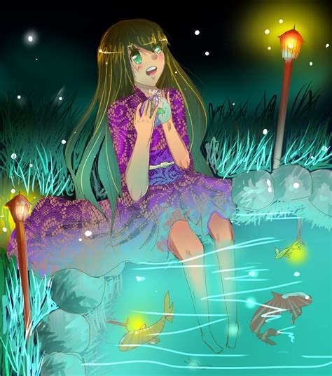 Girl At The Pond By Eliza11 On Deviantart
