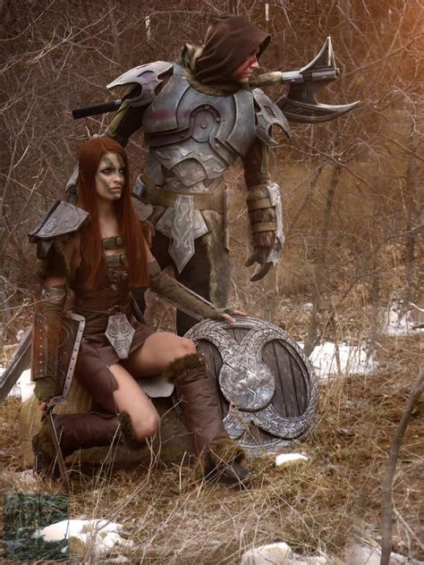 Skyrim Couple Cosplay The Nords Aela By Cpcody On Deviantart