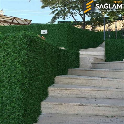 Decorative Green Grass Fence For Garden