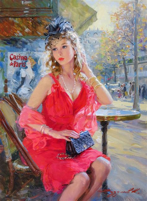 lot 20 konstantin razumov born 1974 russian school oil on canvas cafe in the boulevard