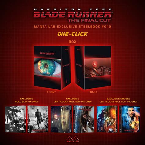 Me40 Blade Runner Steelbook One Click Collectong