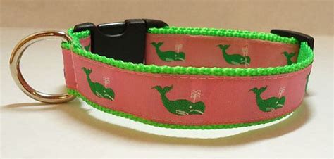 For The Perfect Dog Preppy Dog Collar Monogrammed Dog Collars