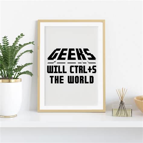 Geek Wall Art Geeky Poster Programmer Printable Programmer Etsy