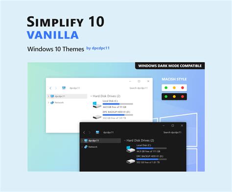 Simplify 10 Vanilla Windows 10 Themes By Dpcdpc11 On Deviantart