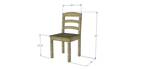 Free Plans To Build A Dining Chair 1