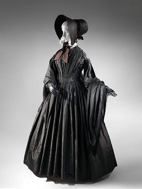 Image Result For 1840s Fashion Mourning Dress Fashion Historical