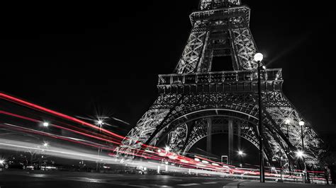 Black And White Paris Photography Wallpaper