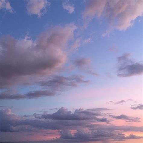 Sky Aesthetic Blue Sunset Pale Sky Pastel Pink
