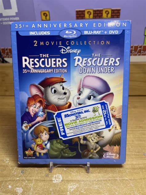The Rescuers 2 Movie Collection 35th Anniversary Edition Blu Ray