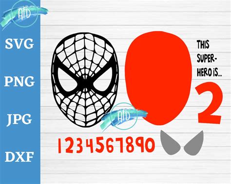 Spiderman Birthday Svg Superhero SVG Superhero Birthday - Etsy Canada