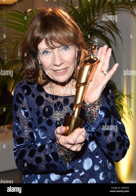 Berlin Germany 19th June 2015 Costume Designer Barbara Baum With Her Honoury Award At The