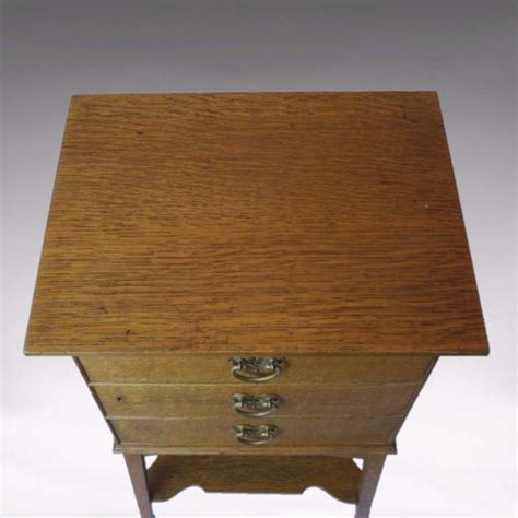 Arts And Crafts Side Cabinet In Golden Oak Art Furniture