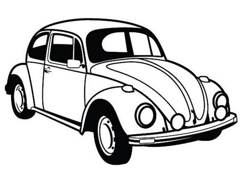 Top 5 Legendary Volkswagen Beetle Car Coloring Sheets - Coloring Pages